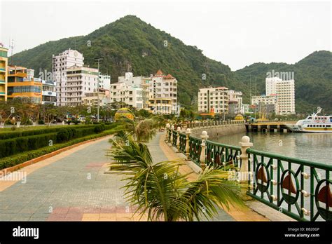 Waterfront of Cat Ba Town, Cat Ba Island, Vietnam, Southeast Asia Stock ...