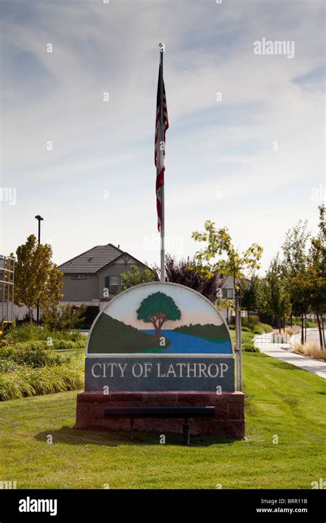 Lathrop California City Hall Stock Photo - Alamy