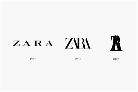 知名服装品牌ZARA升级LOGO设计，风格不走寻常路！ – 彩星创意