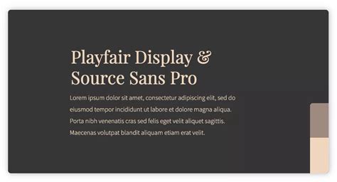 Font Pairing With Playfair Display - Morrison Dervants71