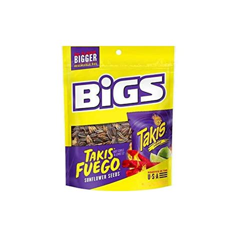 BIGS Takis Fuego Sunflower Seeds 3.63 oz Bag (Pack of 3) - Walmart.com - Walmart.com