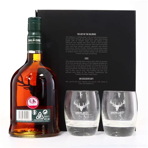 Dalmore 15 Year Old Presentation Pack / includes 2 Glasses | Whisky ...