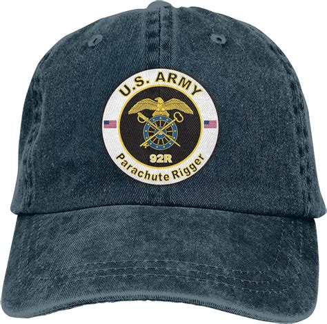 Amazon.com: US Army MOS 92R Parachute Rigger Adjustable Baseball Caps Denim Hats Cowboy Sport ...