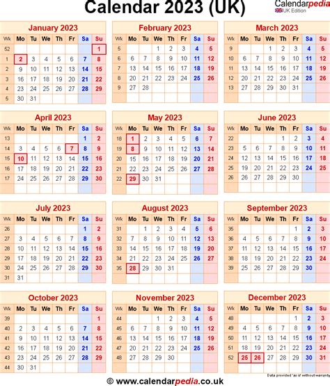 printable 2023 uk calendar templates with holidays calendarlabs - calendar 2023 united kingdom ...