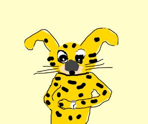 Disney's Marsupilami checks his watch - Drawception