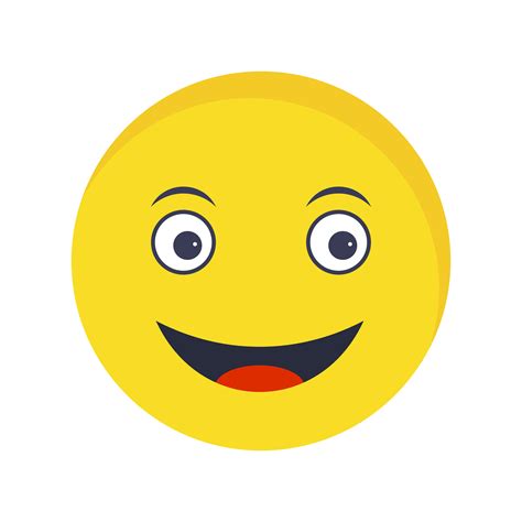 Happy Emoji Vector Icon 380869 Vector Art at Vecteezy