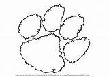 How To Draw Clemson Tigers Logo sketch template