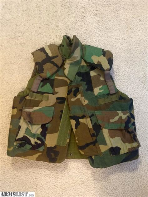 ARMSLIST - For Sale: USGI M81 Woodland PASGT Kevlar Flak Vest Large Body Armor - New Unissued