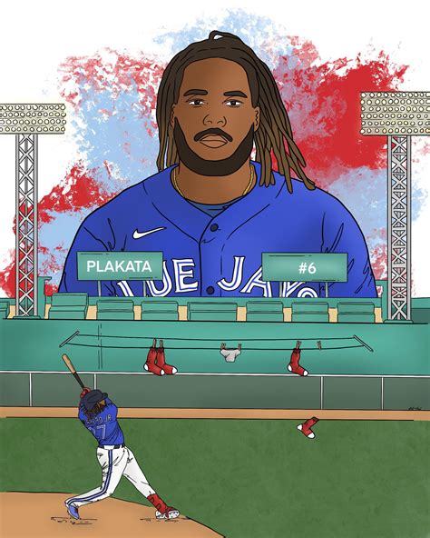 Drawing Vladdy every time he hits a Home Run. PLAKATA #6 : r ...