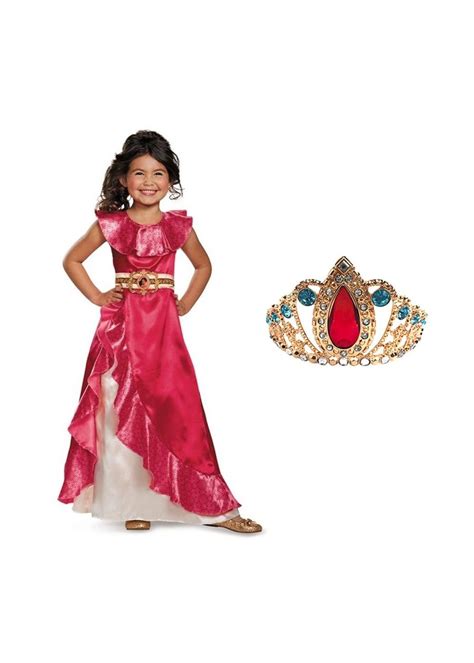 Elena of Avalor Princess Dress and Tiara Costume Kit - Princess Costumes