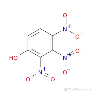 2,3,4-trinitrophenol Structure - C6H3N3O7 - Over 100 million chemical compounds | Mol-Instincts