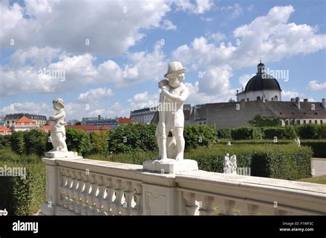 Vienna -Belvedere gardens Stock Photo - Alamy