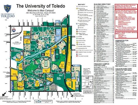 University Of Toledo Campus Map - Allyce Maitilde