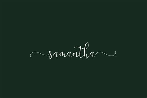 Samantha | Fonts Shmonts