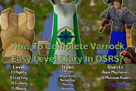 How To Complete Varrock Easy Diary In OSRS? - The Nature Hero