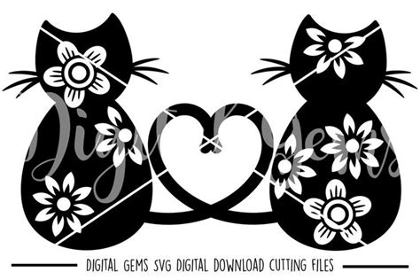 Cat SVG / PNG / EPS / DXF files (103918) | SVGs | Design Bundles in 2021 | Svg, Svg free files ...