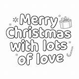Merry Christmas Coloring Page Line Art coloring Design  sketch template