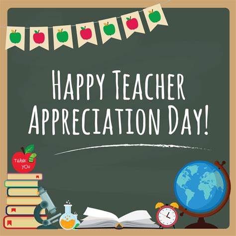 Happy Teacher Appreciation Day | Teacher appreciation, Appreciation, Happy