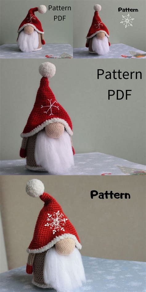 Amigurumi Shy Christmas Gnomes Free Pattern – Amigurumi Free Patterns ...