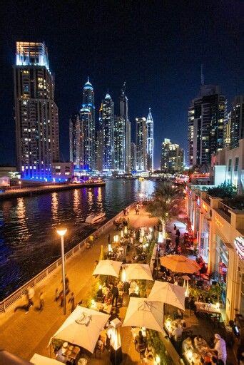 Dubai Marina night view | Dubai city, Dubai, Marina dubai