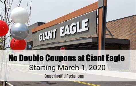 Giant Eagle Stops DOUBLING Coupons - Starting March 1, 2020 - Couponing ...