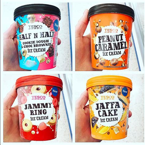 Tesco Ice Cream Flavors..