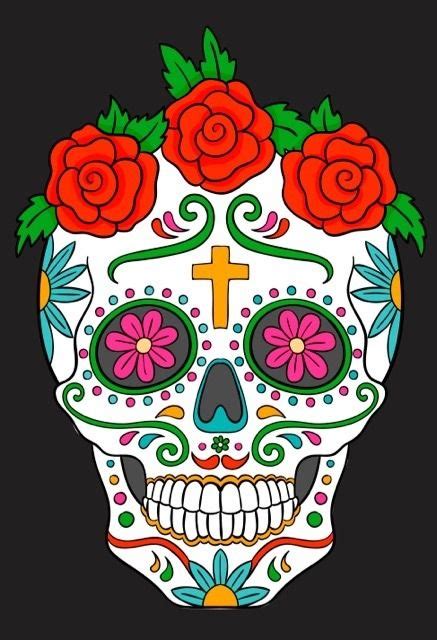 Resultado de imagen para cuadro calavera mexicana | Sugar skull tattoos, Sugar skull art, Skull art