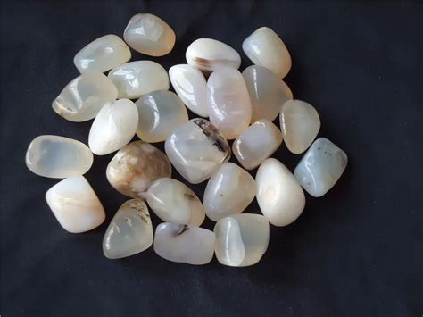 Wholesale 200g AAA Natural Crystal Gravel White Agate Tumbled Stone ...