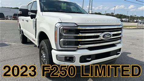 FIRST LOOK! Stock 2023 Ford F-250 LIMITED in for Covert Edition - YouTube