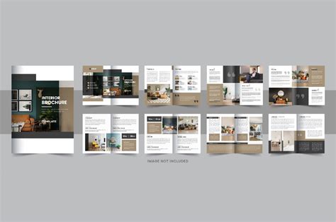 Interior Brochure Design Template Layout Graphic by Pavel_design ...