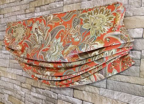 Faux Relaxed Roman Shade Valance Custom Window Treatment - Etsy