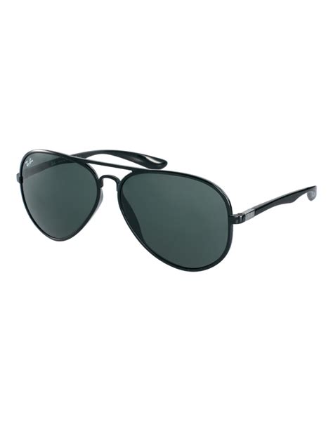 Ray-Ban Aviator Sunglasses in Black for Men - Lyst