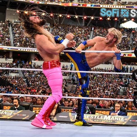 Seth "Freakin" Rollins vs. Logan Paul | Wrestlemania (Night 1) | April ...