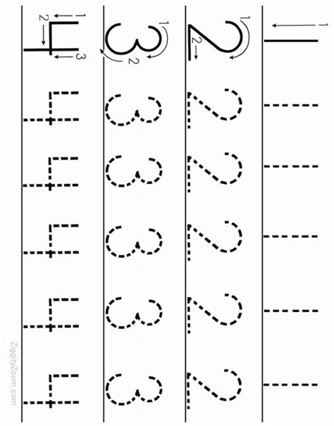 10 Preschool Math Worksheets- Number Recognition, Flashcards, Tracing ...