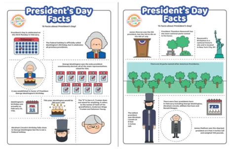 Printable Fun Facts About Presidents for Presidents Day | Kids ...