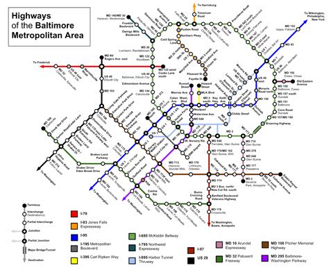 Baltimore Subway Map - TravelsFinders.Com