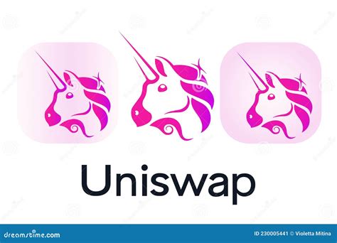 Uniswap Vector Logo Text Icon Author S Development Editorial Photo ...