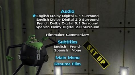 Flushed Away (2006) - DVD Movie Menus