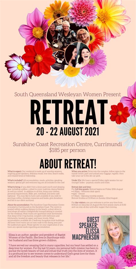 Womens Retreat – Wesleyan Methodist Church Australia