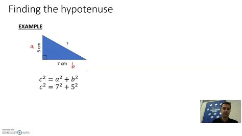 Finding the hypotenuse with Pythagoras Theorem | Year 9 Maths - YouTube