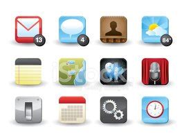 Rounded Icons Stock Clipart | Royalty-Free | FreeImages