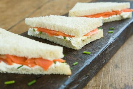 Smoked Salmon Tea Sandwiches - Tiny New York Kitchen