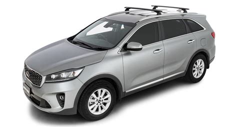 Kia Sorento UM Gen3 06/15 -07/2020 Rhino-Rack Black Vortex Racks (pr) (JC-00016) - Roof Rack World