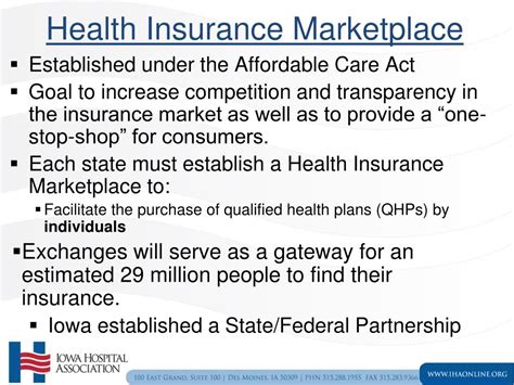 PPT - The Health Insurance Marketplace (Health Insurance Exchange ...