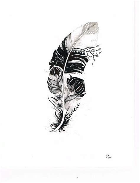 Feather :3 | Whimsical tattoos, Feather tattoo design, Feather tattoo