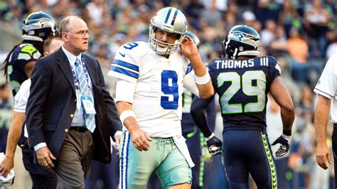 NFL - Tony Romo of Dallas Cowboys back injury, why it's serious ...