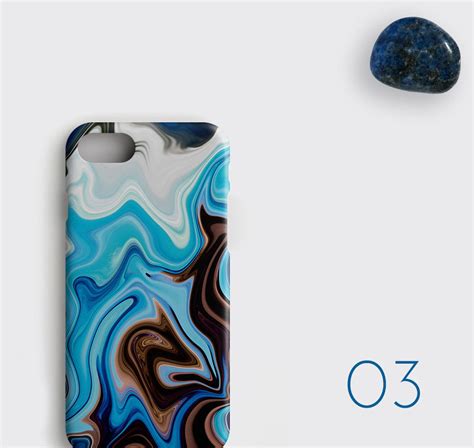 Pink Marble Iphone 8 Case Blue Chalcedony Samsung Cover - Etsy