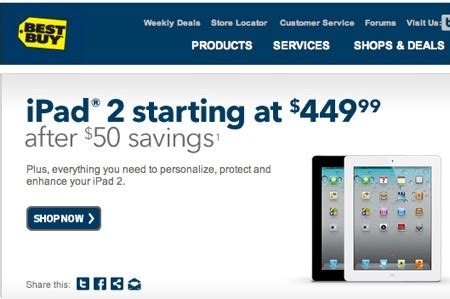 Best Buy Slashes iPad 2 Price by $50 Ahead of iPad 3 - John Paczkowski ...