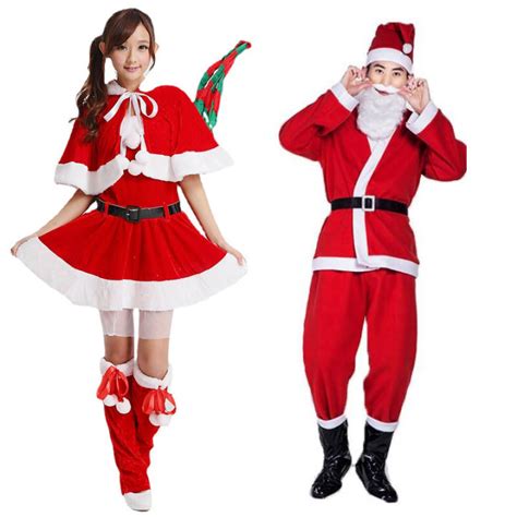 Universal Size Santa Claus Clothes Men and Women Shawl Christmas ...