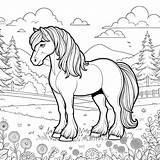 Horse Coloring Pages  Gem sketch template